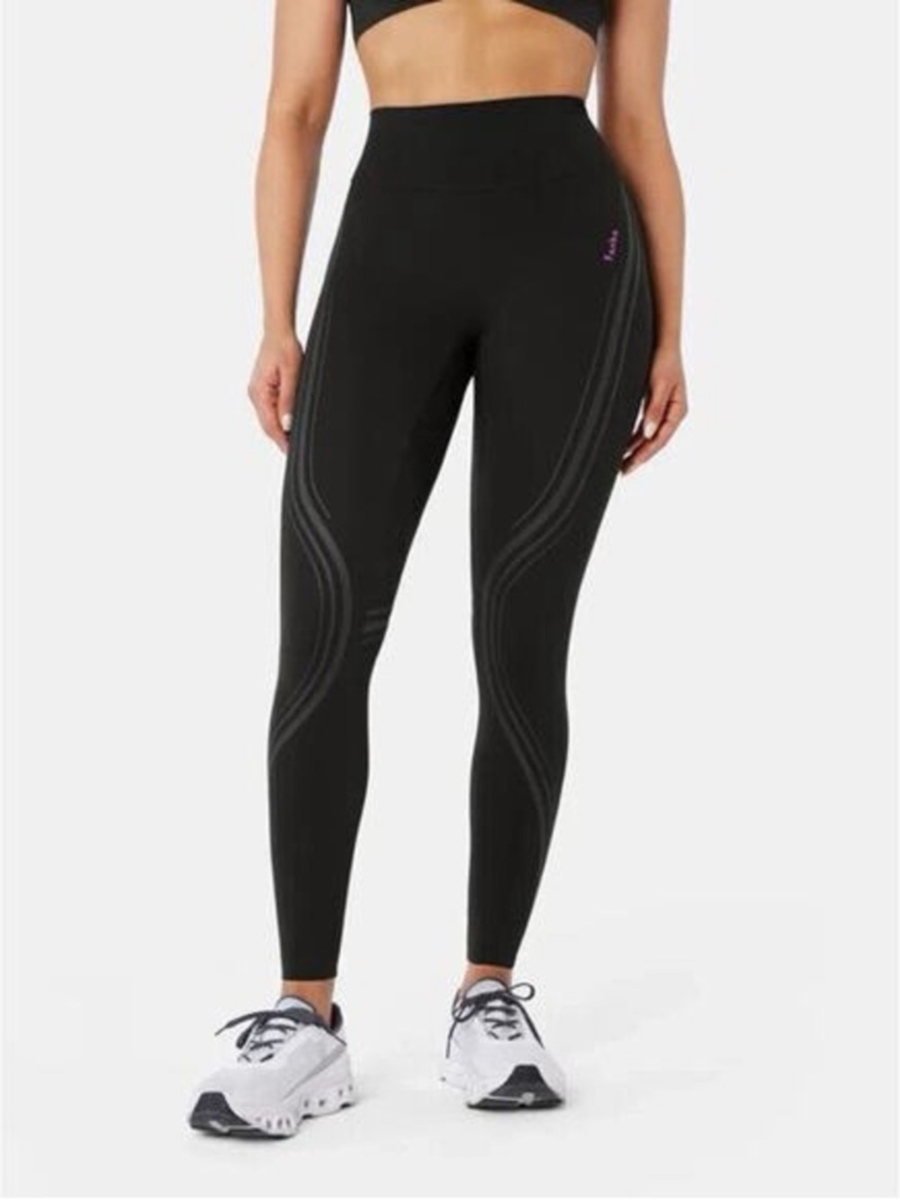 Fanka Black Reversible High Waist Leggings | Sz SWomen’s Athletic Yoga Workout